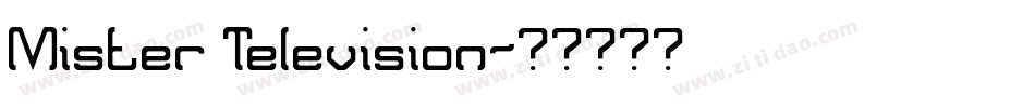 Mister Television字体转换
